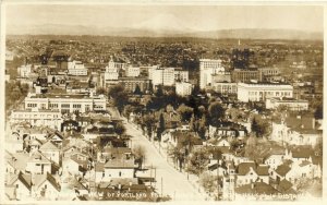 PC CPA US, OR, PORTLAND, GENERAL VIEW, VINTAGE REAL PHOTO POSTCARD (b6956)