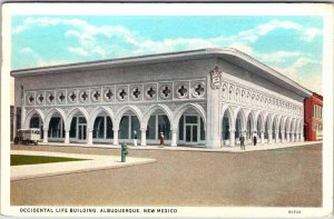 Postcard BUILDING SCENE Albuquerque New Mexico NM AM1583