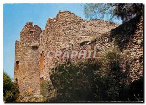 Postcard Modern French Riviera Bormes les Mimosas France Le Vieux Chateau