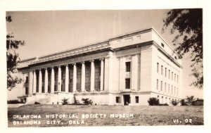 Postcard Real Photo Oklahoma Historical Society Museum Oklahoma City OK RPPC 