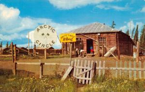 Fort Yukon Alaska Indian Village Circle Vintage Postcard K52817 