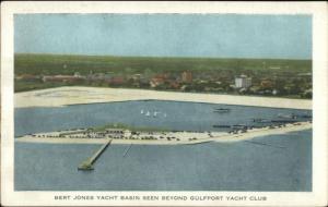 Bert Jones Yacht Basin Beyond Gulfport Yacht Club Postcard
