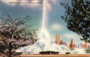 Illinois Chicago Grant Park Clarence Buckingham Memorial Fountain