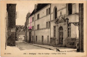 CPA Poligny Rue du College (1265384)