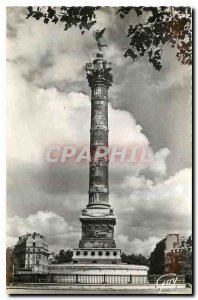 Old Postcard Paris and Place July Column Wonders of the Bastille