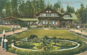 Vancouver BC Canada Stanley Park Pavilion Litho Postcard Unused