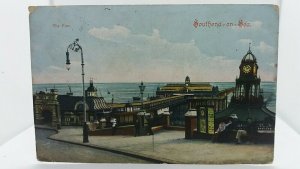 Vintage Postcard The Pier Southend on Sea Essex  1905