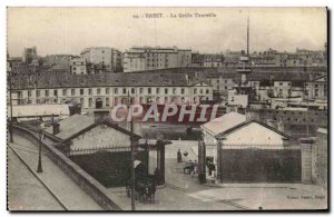 Old Postcard Brest Grillle Tourville Boat