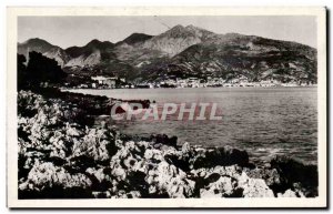 Old Postcard Menton General view taken of Cap Martin