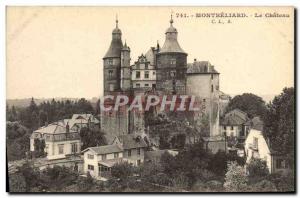 Old Postcard Montbeliard Le Chateau