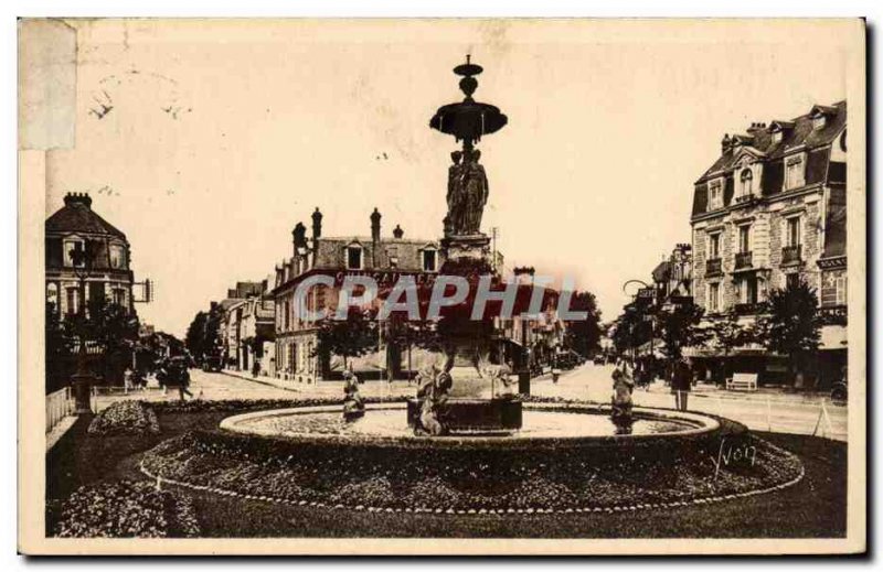 Deauville - Plage Fleurie - Place Morny - Yvon - Old Postcard