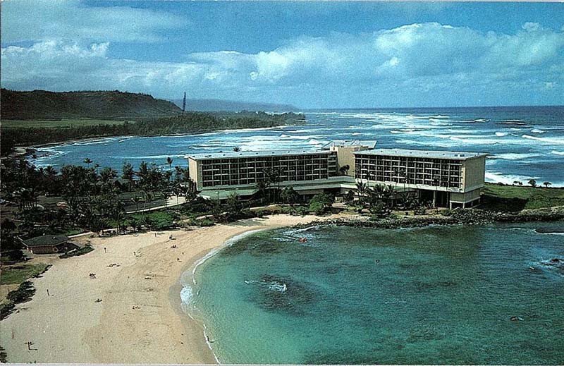 Postcard RESORT SCENE Oahu Hawaii HI AI9781