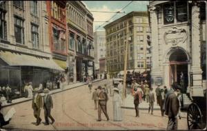 Atlanta GA Whitehall St. Towards Viaduct c1910 Postcard