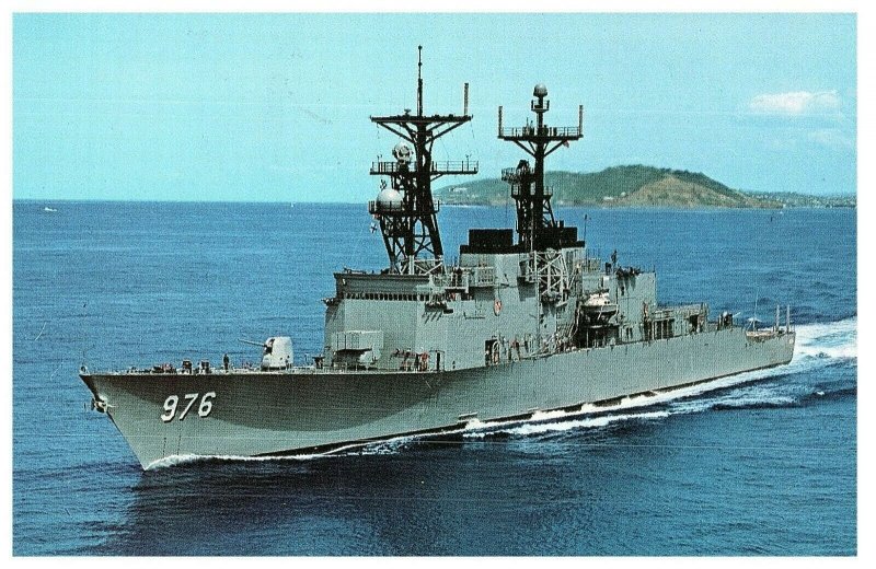 USS Merrill DD-976 US Navy Ship Destroyer CM Spirit From '76' Postcard-