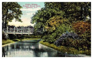 Postcard BRIDGE SCENE Newark New Jersey NJ AQ8953