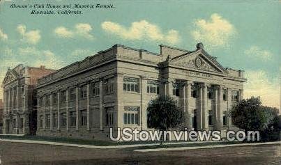 Woman's Club & Masonic Temple - Riverside, CA