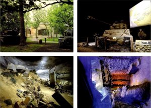 4~4X6 Postcards Wheaton IL Illinois FIRST DIVISION MUSEUM~CANTIGNY Military Tank