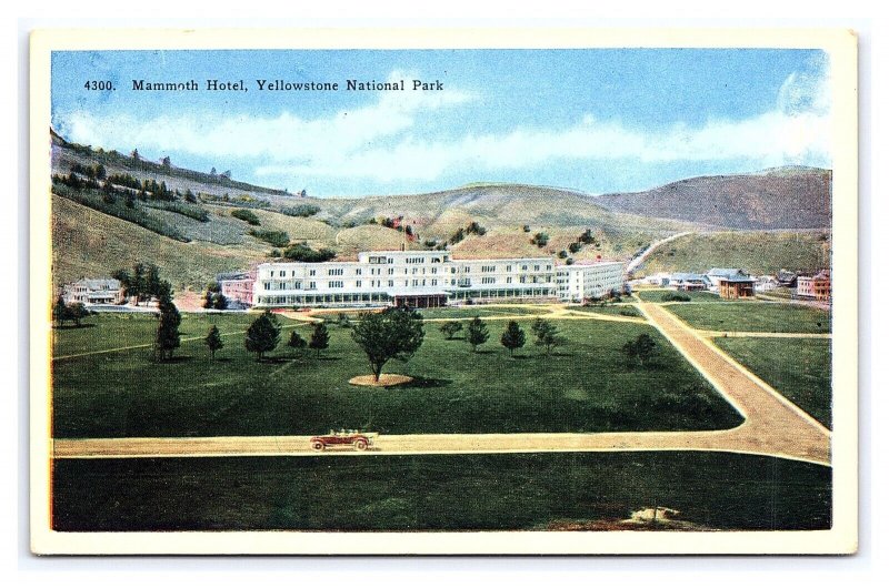 Mammoth Hotel Yellowstone National Park Wyoming Postcard