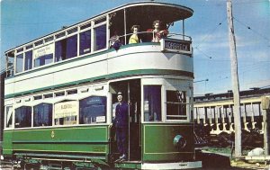 Double Decker Trolley Street Car Built for Blackpool England