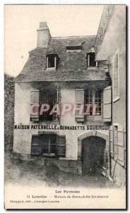 Old Postcard The Pyrenees Lourdes Home Bernadette Soubirous