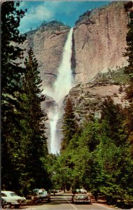 Vtg 1950s Yosemite Falls Yosemite National Park California CA Unused Postcard