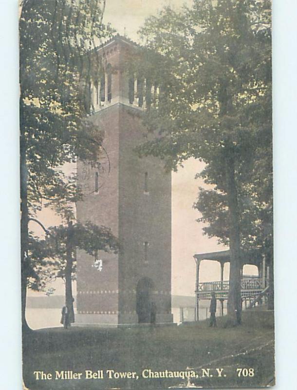 Divided-Back MONUMENT Chautauqua - Near Jamestown New York NY HJ8089