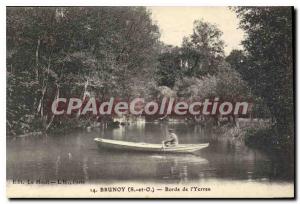 Old Postcard Brunoy Bords De I'Yerres