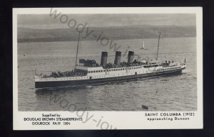 f2204 - Scottish Ferry - Saint Columba near Dunoon - postcard