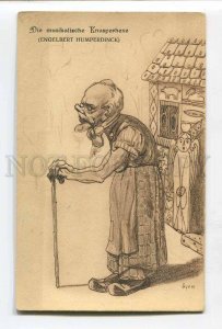 286543 Witch HUMPERDINCK German COMPOSER by OYV Caricature OLD