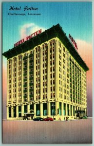 Hotel Patton Chattanooga Tennessee TN UNP Unused Linen Postcard F6