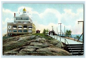 c1916 Summit House North Side, Mt. Tom Holyoke, Massachusetts MA Postcard 