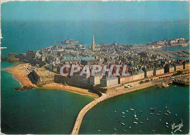 Modern Postcard Saint Malo Cite Corsaire