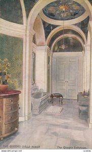 TUCK Series 4502 , The Queen's Dollhouse , Queens Bathroom , 1900-10s