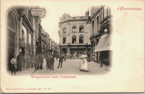 Netherlands The Hague Den Haag Wagenstraat Hoek Venestraat Postcard 01.43