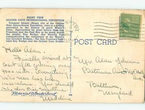 Linen TREASURE ISLAND San Francisco California CA HM9757