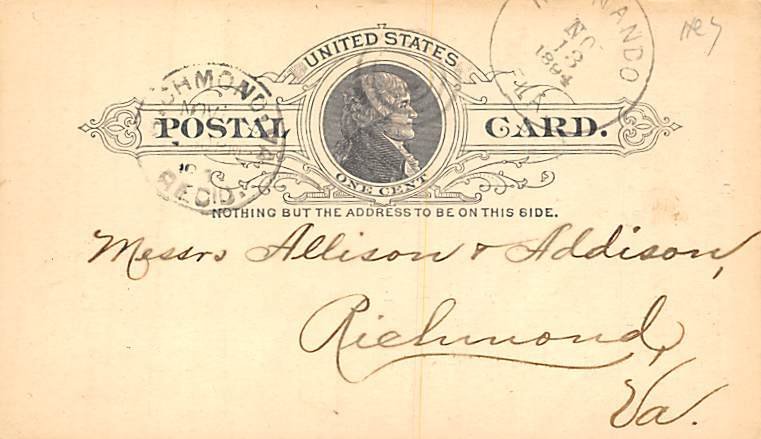 Florida phosphate company Hernando, Florida, USA Postal Cards, Late 1800's Po...