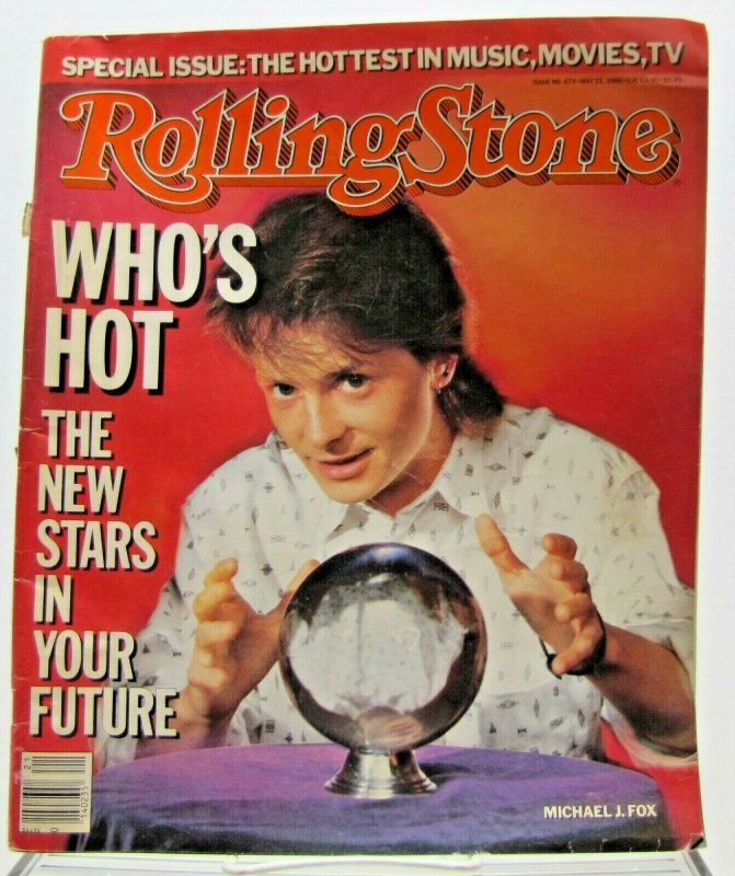 Vintage Rolling Stone Magazine May 22, 1986 Michael J. Fox