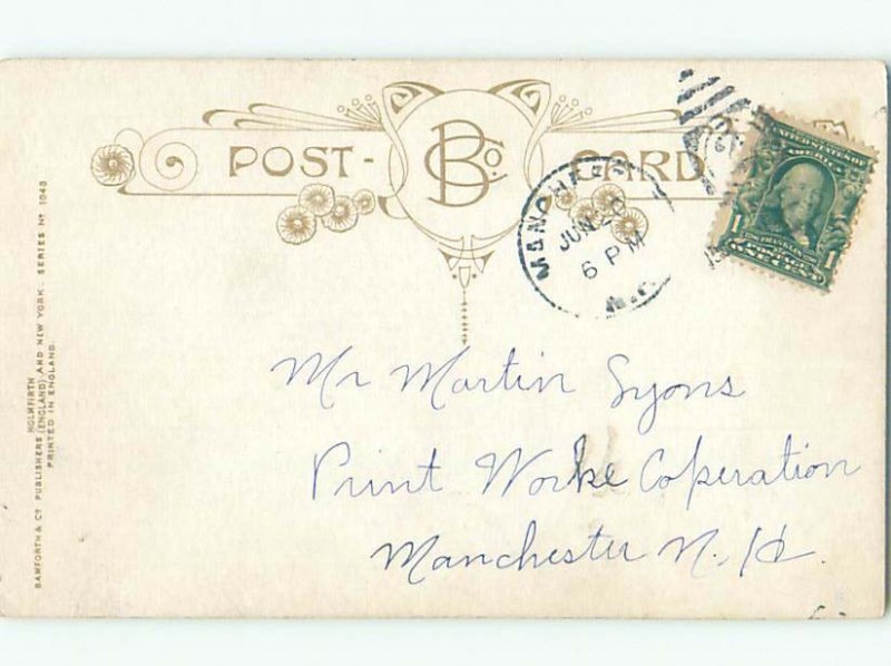 Bamforth Comic WARMING UP BY THE STOVE AB9907