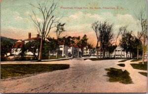 Postcard Fitzwilliam Village from the South in Fitzwilliam, New Hampshire