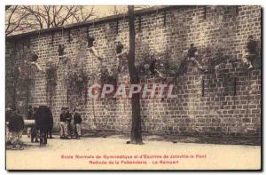 Old Postcard Normal School of Gymnastics and & # 39escrime Joinville le Redou...