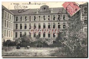 Old Postcard Moissac Superior School for Young Girls