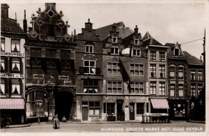 Netherlands Nijmegen Grote Markt Met Oude Gevels Vintage RPPC 09.89