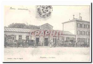 Pontoise Postcard Old Train Station (reproduction)