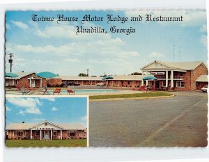 Postcard Towne House Motor Lodge and Restaurant, Unadilla, Georgia