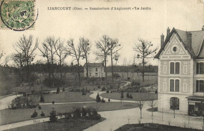 CPA LIANCOURT - Sanatorium d'ANGICOURT - Le Jardin (130556)