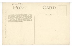 MA - Springfield. The Oaks Hotel, Thompson Street