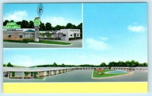 NORTH LITTLE ROCK, Arkansas AR ~ Roadside CORN'S NEW MOTEL Grill 1960s Postcard