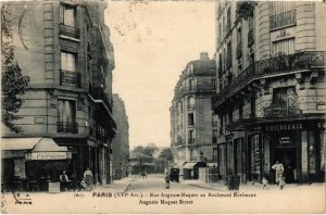 CPA PARIS 16e Rue Auguste-Maquet Bd Exelmans F. Fleury (1249636)