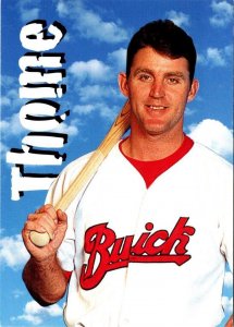 OH, Ohio  JIM THOME Cleveland Indians BUICK REGAL CAR Advertising  4X6 Postcard
