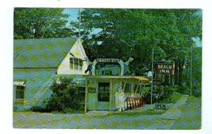 The Beach Inn Lincolnville Beach Maine postcard